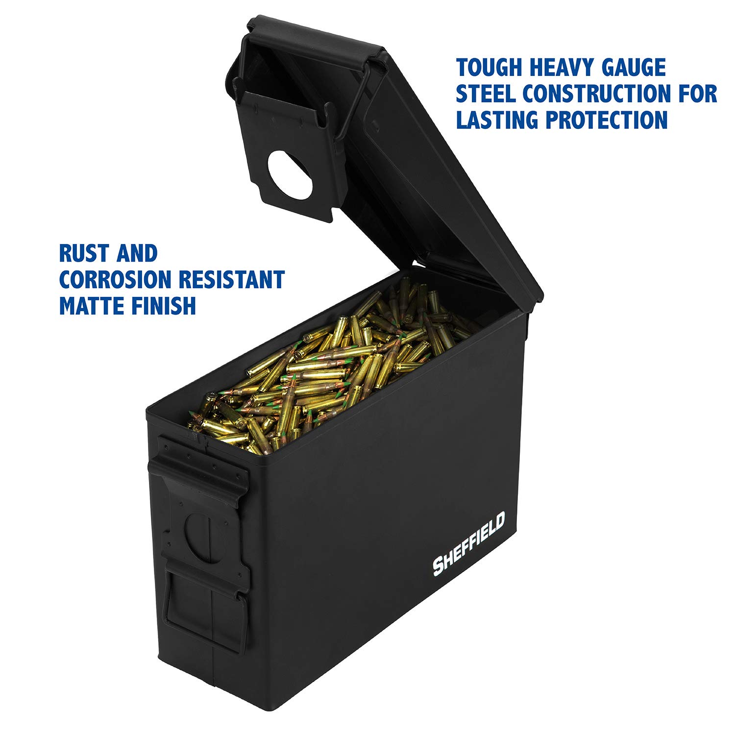 Amazon.com: Sheffield 12641 Military Style 30-Cal Ammo Can